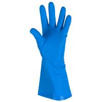 Husholdningshandske, DPL Interface soft, 10, bl&aring;, nitril, pudderfri, uden velour, anatomisk formet