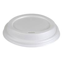 Drikkelåg, ABENA, Ø8cm, hvid, CPLA