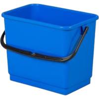 Inventarspand, Tina Trolleys, 255x155x195mm, blå, plast/PP, med hank *Denne vare tages ikke retur*