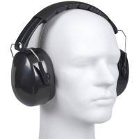 Høreværn, THOR, One size, sort, SNR 32 dB, foldbar, højdejusterbare kopper, polstret hovedbøjle