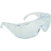 Beskyttelsesbrille, THOR Visitor, One size, klar, PC, kan bæres med almindelige briller, flergangs