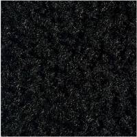 Tekstilmåtte, Kleen-tex Monotone, Raven Black, 200x150cm, sort, nitril/nylon, med bagside og kanter *Denne vare tages ikke retur*