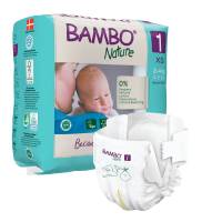 B&oslash;rneble, tapeble, milj&oslash;m&aelig;rket, Bambo Nature, 1, 2-4 kg