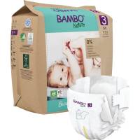 B&oslash;rneble, tapeble, milj&oslash;m&aelig;rket, Bambo Nature, 3, papirspose, paper bag, 4-8 kg