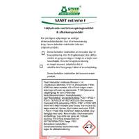 Etiket, Green Care Professional, til SANET Extreme F