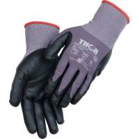 Fingerdyppet nitrilhandske, THOR Flex Tech, 7, sort, nitril/polyester