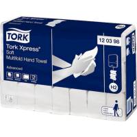 H&aring;ndkl&aelig;deark, Tork H2 Universal, 2-lags, Z-fold, 25,5x21,3cm, 8,5 cm, hvid, genanvendt papir