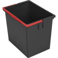 Inventarspand, Vileda Equipe, 25x34x30cm, 17 l, r&oslash;d, 70% genanvendt plast *Denne vare tages ikke retur*