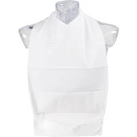 Spisestykke, Finess, 2-lags, 70x37cm, hvid, LDPE/nyfiber, med bindeb&aring;nd, engangs