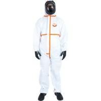Kemisk beskyttelsesdragt, WeePro Max +, 3XL, hvid, Usteril, Type 4B/5B/6B, enkeltforpakket, engangs *Denne vare tages ikke retur*