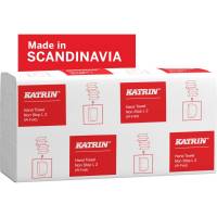 Håndklædeark, Katrin, 2-lags, W-fold, 32x20,3cm, 8 cm, hvid, nyfiber