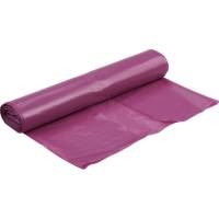 S&aelig;k, C-fold, 60 l, transparent lilla, LDPE/genanvendt, 55x103cm