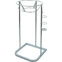 Affaldsstativ, ABENA, st&aring;l, galvaniseret st&aring;l, 240 l