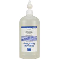 Hår- og Bodyshampoo, ABENA, 1000 ml, uden farve og parfume