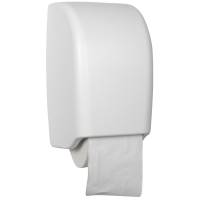 Dispenser, White Classic, 16,5x16x27cm, hvid, plast, til 2 ruller toiletpapir, system *Denne vare tages ikke retur*