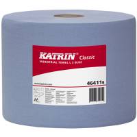 Værkstedsrulle, Katrin Classic, 2-lags, 380m x 22cm, Ø29cm, blå, 100% genbrugspapir