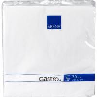 Frokostserviet, ABENA Gastro, 3-lags, 1/4 fold, 33x33cm, hvid, nyfiber