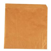Burgerlomme, 19x19cm, brun, papir/pergament, stor