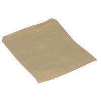 Frugtpose, 22x18cm, brun, papir, på snor