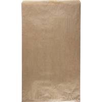 Brødpose, 45,5x27cm, brun, papir, uden rude