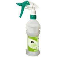 Bruseflaske, Diversey, 7,5x12x29cm, 300 ml, grønt brusehoved, til Room Care R2 *Denne vare tages ikke retur*