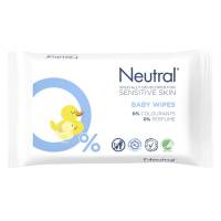 Baby vådserviet, Neutral, hvid, 63 stk., engangs