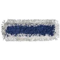 Fugt- og vådmoppe, High Performance, blå, mikrofiber, 40 cm, med velcro