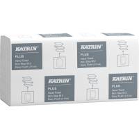 H&aring;ndkl&aelig;deark, Katrin Plus, 2-lags, Z-fold, 25,5x20,3cm, 8,5 cm, hvid, nyfiber