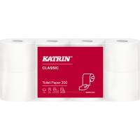 Toiletpapir, Katrin Classic, 2-lags, 25m x 9,7cm, Ø10,5cm, hvid, 100% genbrugspapir *Denne vare tages ikke retur*
