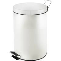 Pedalspand, V-Part, hvid, st&aring;l, 20 l, med inderspand i plast *Denne vare tages ikke retur*