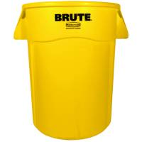 Affaldsspand, Rubbermaid Brute, 167 l, gul *Denne vare tages ikke retur*