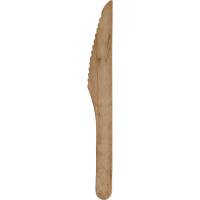 Kniv, ABENA Gastro, 16,5cm, brun, birketræ/voks, træ kniv, enkeltindpakket