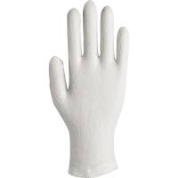 Tekstil handske, One size, hvid, bomuld/polyester, inderhandske, interlock