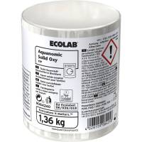 Blegemiddel, Ecolab Aquanomic Solid Oxy, uden klor, farve og parfume, 1,36 kg *Denne vare tages ikke retur*