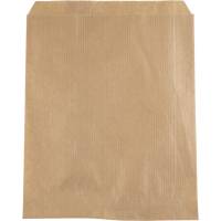 Brødpose, 21,5x17cm, brun, papir, uden rude