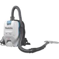 Rygst&oslash;vsuger, Makita XGT, 40V, gr&aring;, 1-rums, 2 l, antistatisk sugeslange, 5,0/1,8 l