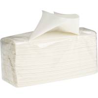 Håndklædeark, ABENA Care-Ness Excellent, 2-lags, Z-fold, 23x21cm, 8 cm, hvid, 100% nyfiber, Easy-pac