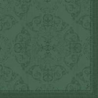 Middagsserviet, Dunilin, Opulent Dark Green, 1/4 fold, 40x40cm, grøn *Denne vare tages ikke retur*