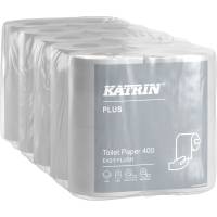 Toiletpapir, Katrin Plus, 2-lags, 50m x 12,5cm, Ø11,5cm, hvid, nyfiber