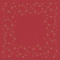 Stikdug, Dunicel, Star Shine, 84x84cm, rød