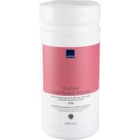 Overfladedesinfektion servietter, ABENA, 20x20cm, 70% ethanol, dispenserbox med 200 servietter.