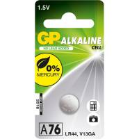 Batteri, GP, Alkaline, LR44, 1,5V *Denne vare tages ikke retur*