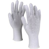 Tekstil handske, ABENA, 9, hvid, bomuld,  inderhandske