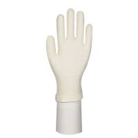 Tekstil handske, ABENA, 8, hvid, bomuld/polyester, interlock
