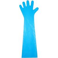 Veterinærhandske, ABENA, One size, blå, LDPE, pudderfri