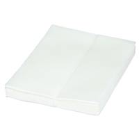 Papirvaskeklud, ABENA, 1-lags, Z-fold, 38x29cm, hvid, engangs