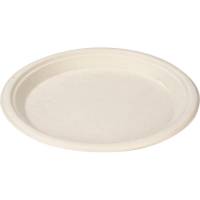 Fibertallerken, ABENA Gastro, 2,05cm, &Oslash;26cm, nature, sukkerr&oslash;r