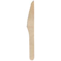 Kniv, ABENA Gastro, 16,5cm, brun, birketræ