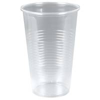 Fadølsglas, 13,8cm, Ø9,5cm, 50 cl, 60 cl, klar, PP, med riller