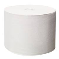 Toiletpapir, Tork T7 Advanced, 2-lags, 103,5m x 9,3cm, Ø13cm, hvid, 100% genbrugspapir, uden hylse